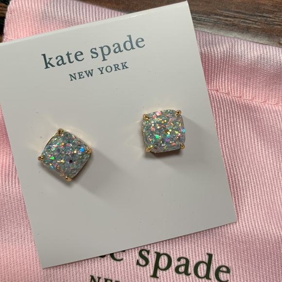 NWT Kate Spade confetti stud